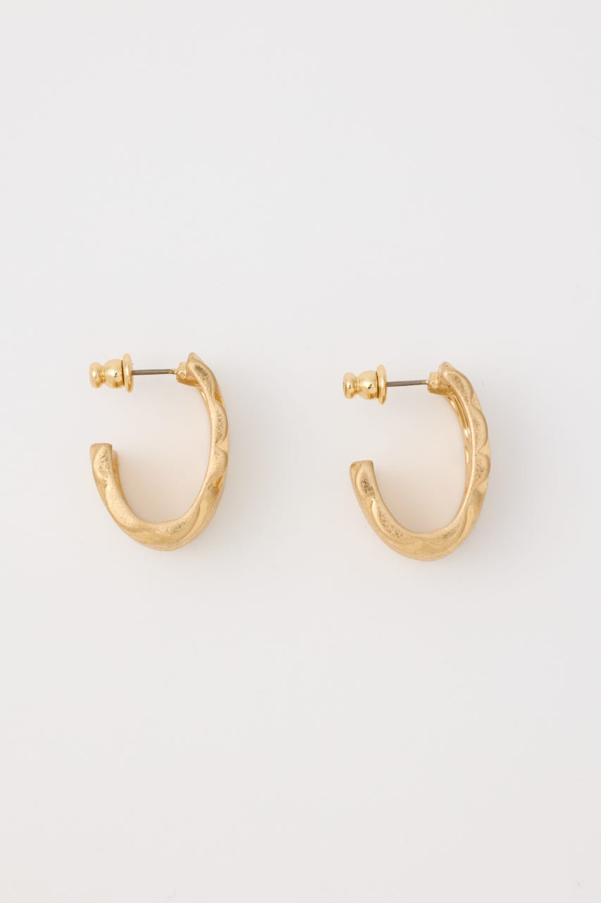 WAVY RING イヤリング GLD FREE