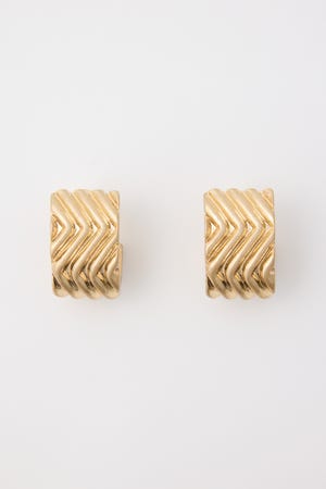 WAVY RING イヤリング