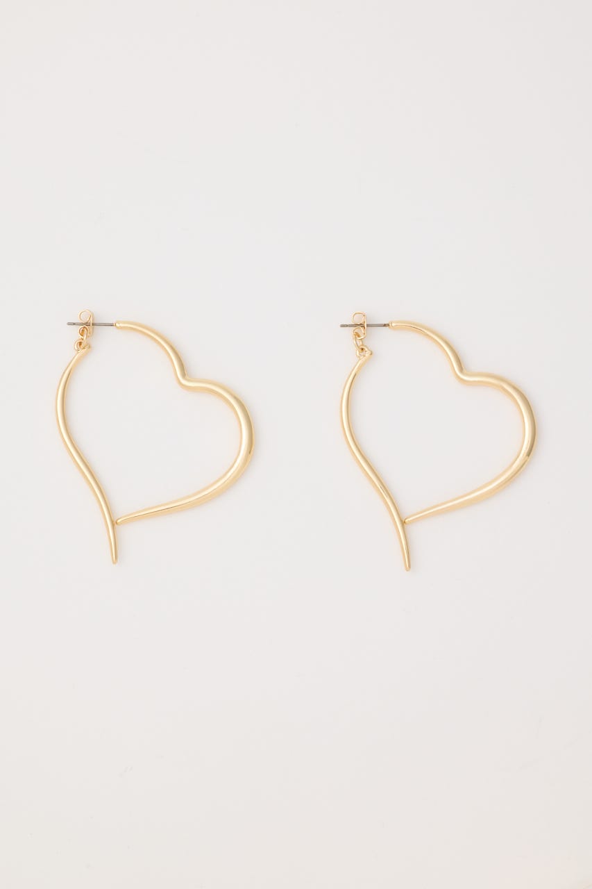 HEART LIKE イヤリング GLD FREE