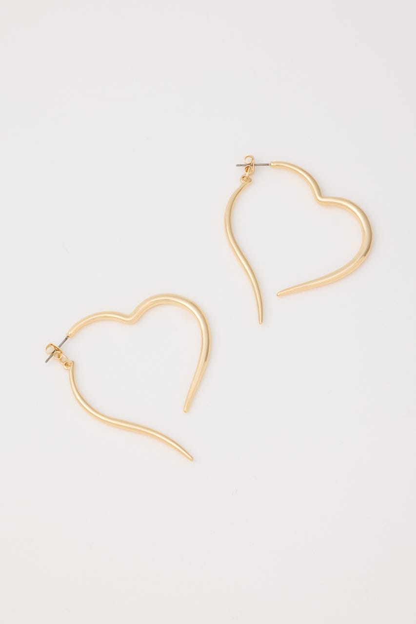 HEART LIKE イヤリング GLD FREE