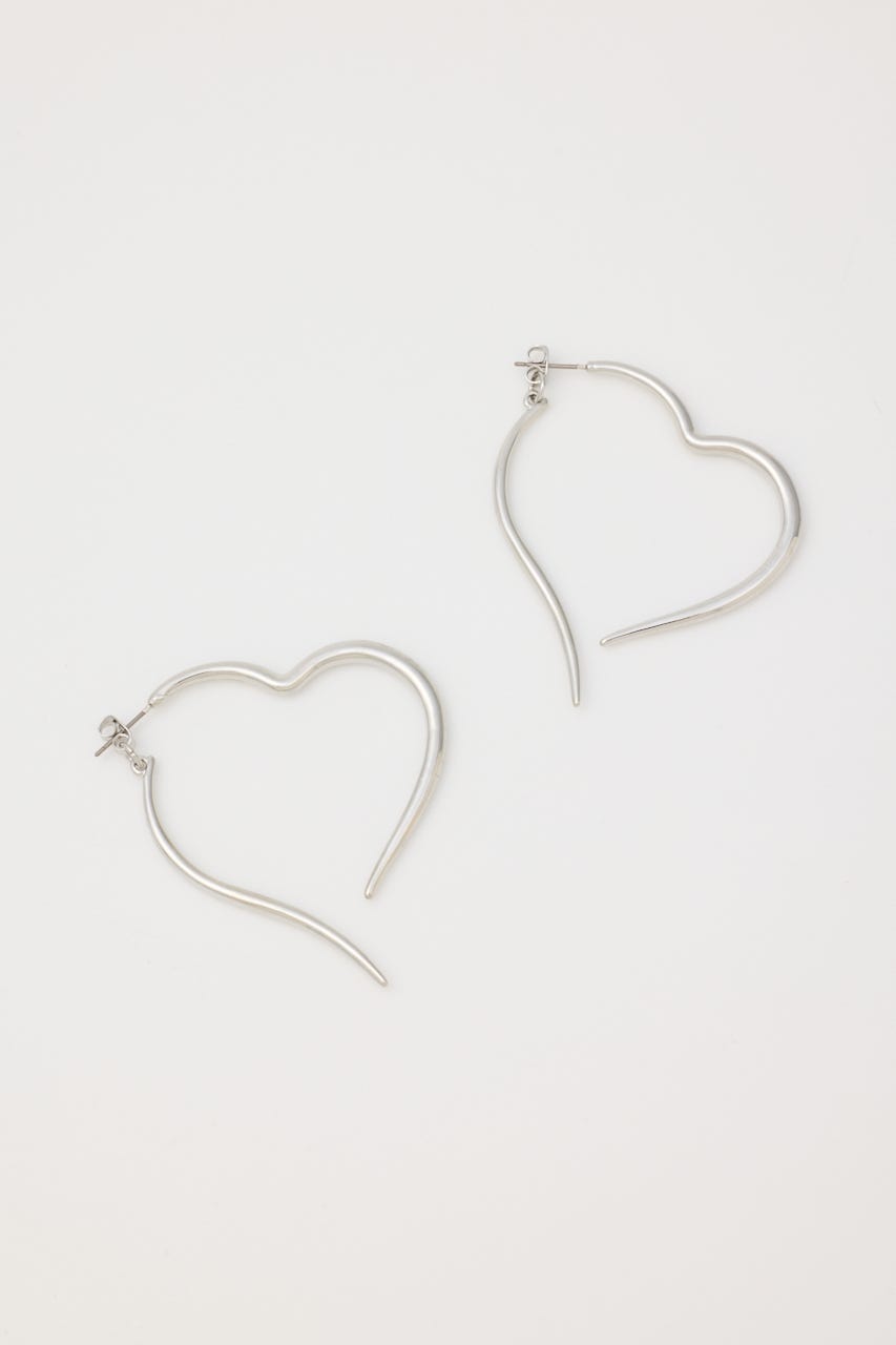HEART LIKE イヤリング SLV FREE