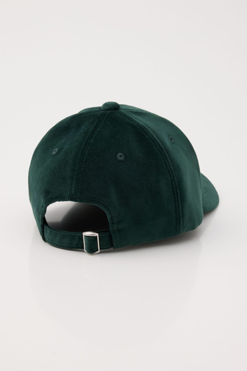 VELOUR LOGO キャップ GRN FREE