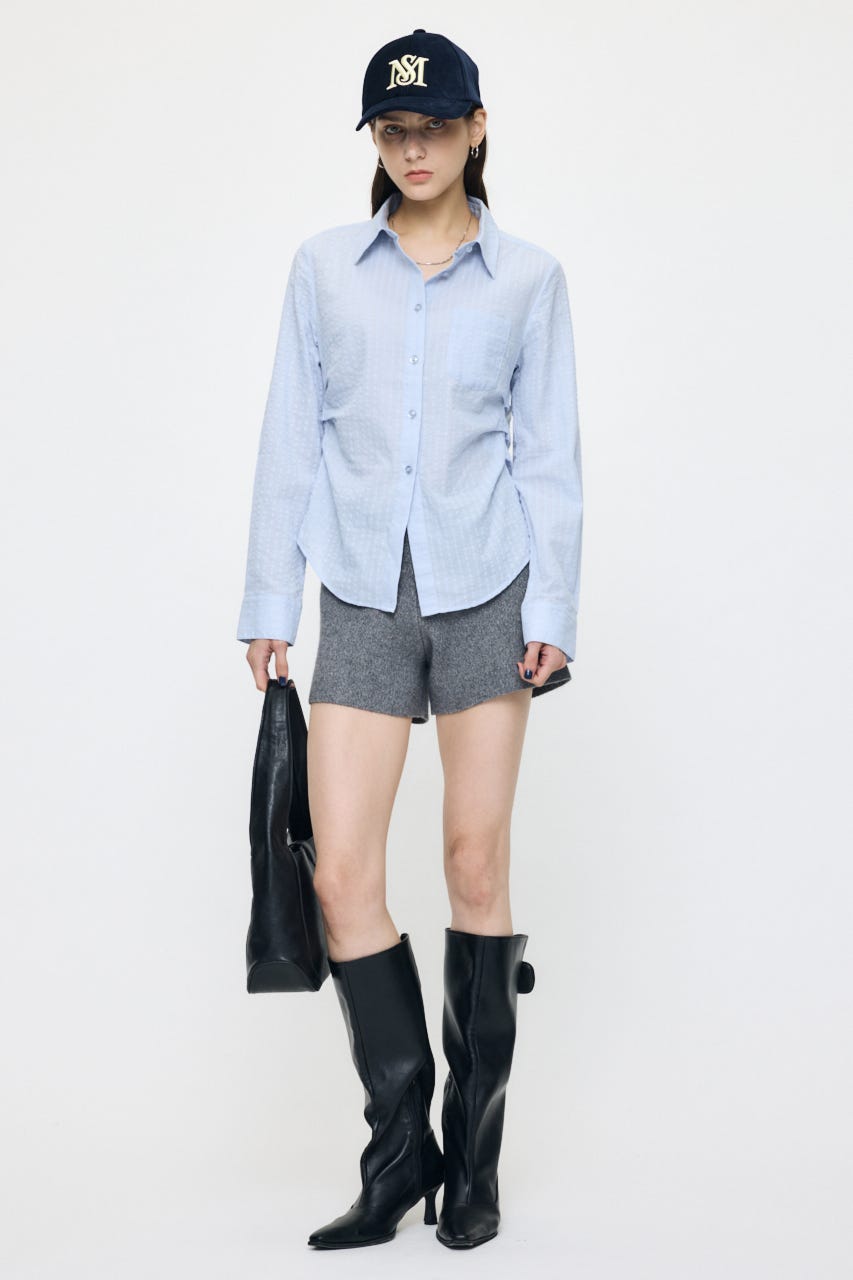 VELOUR LOGO キャップ NVY FREE