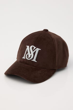 VELOUR LOGO キャップ