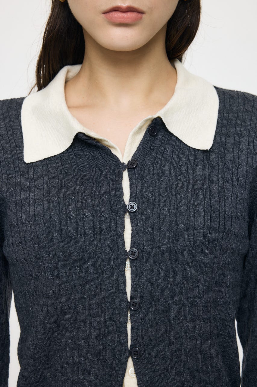 LAYERED LIKE KNIT トップス C.GRY FREE