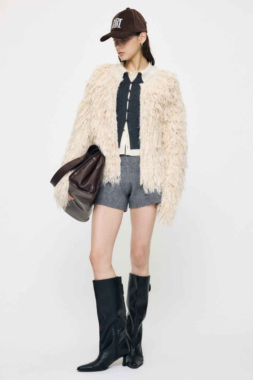LAYERED LIKE KNIT トップス C.GRY FREE