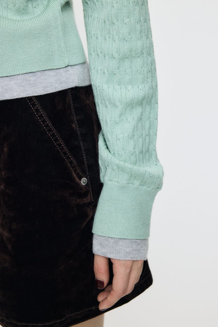 LAYERED LIKE KNIT トップス MINT FREE