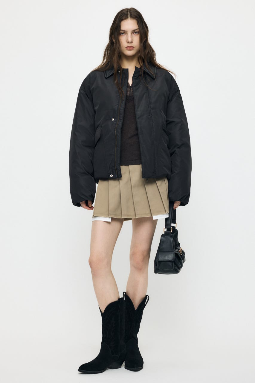 ES V NECK LACE トップス BRN 1