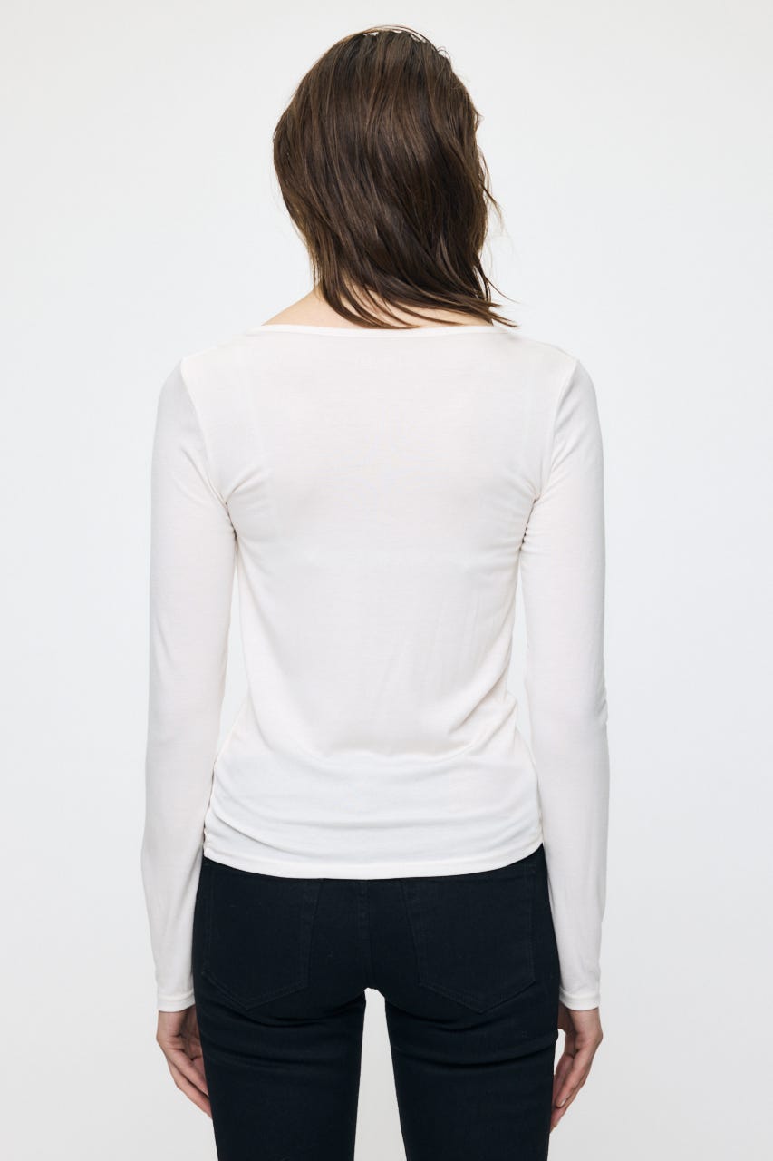 ES HENRY NECK トップス O/WHT 1