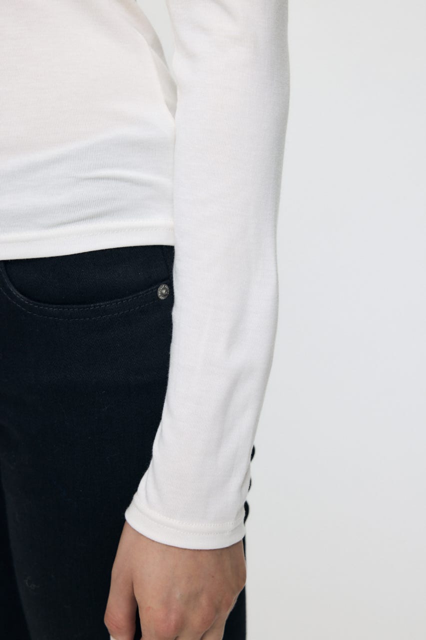 ES HENRY NECK トップス O/WHT 1