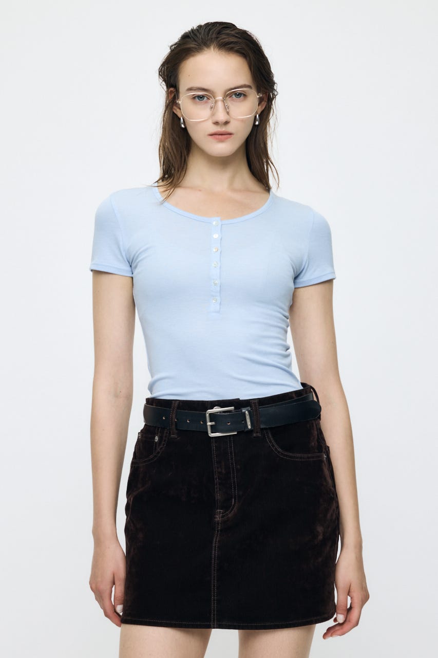 ES HALF SLEEVE トップス L/BLU 2