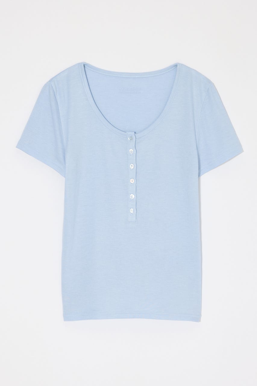ES HALF SLEEVE トップス L/BLU 2