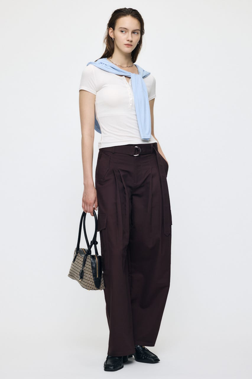 ES HALF SLEEVE トップス O/WHT 1