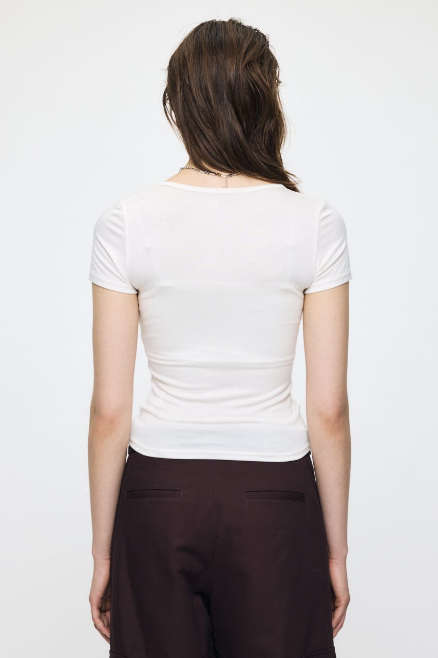 ES HALF SLEEVE トップス O/WHT 1
