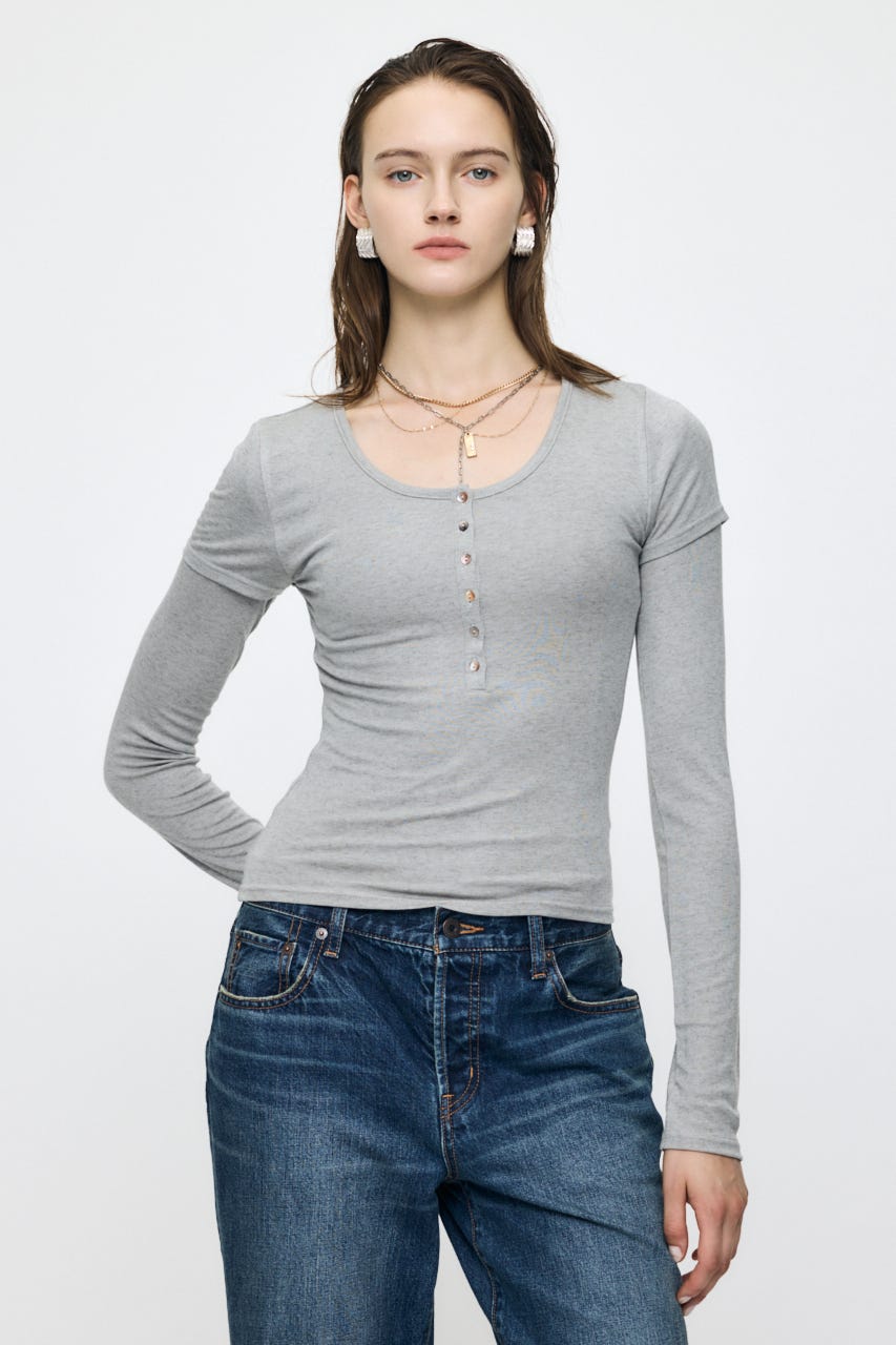 ES HALF SLEEVE トップス T.GRY 2