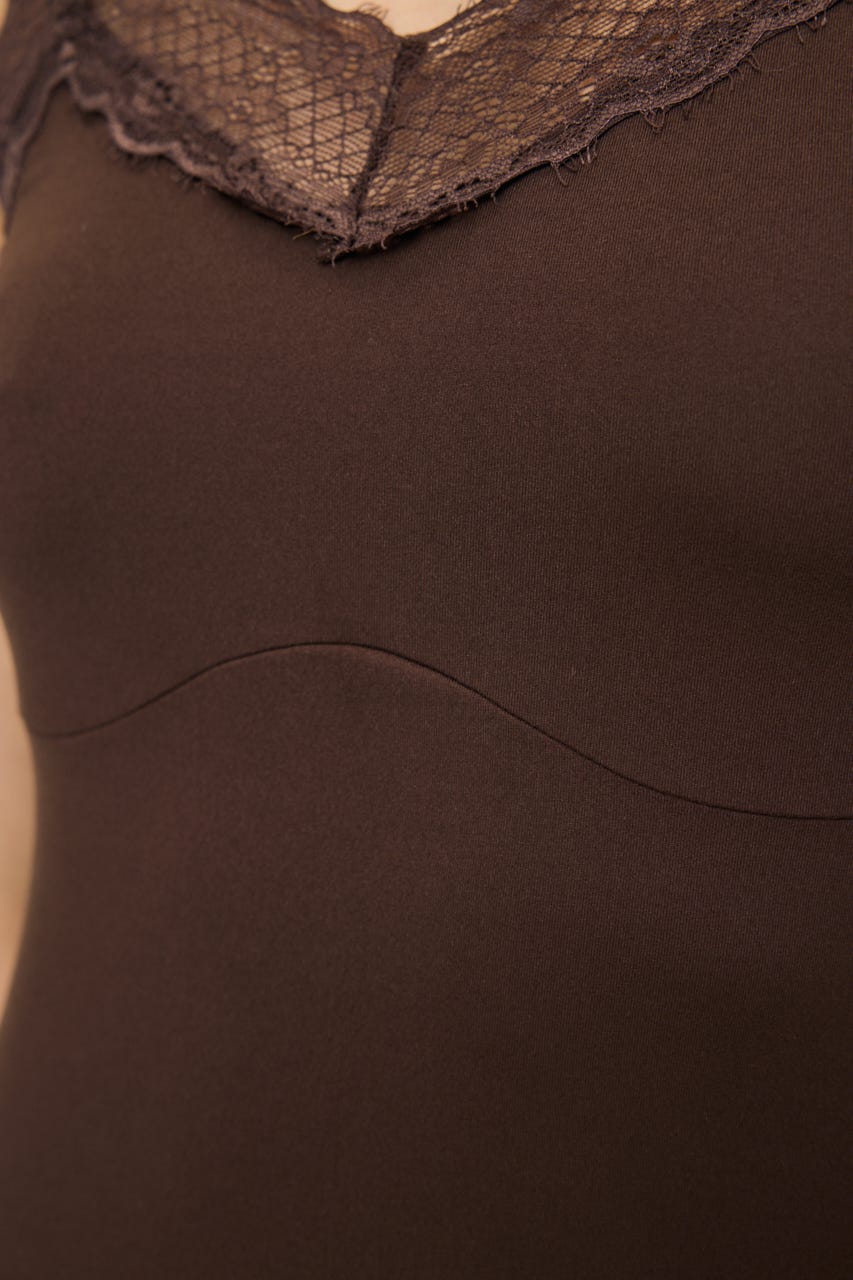 ES LACE キャミソール BRN 1