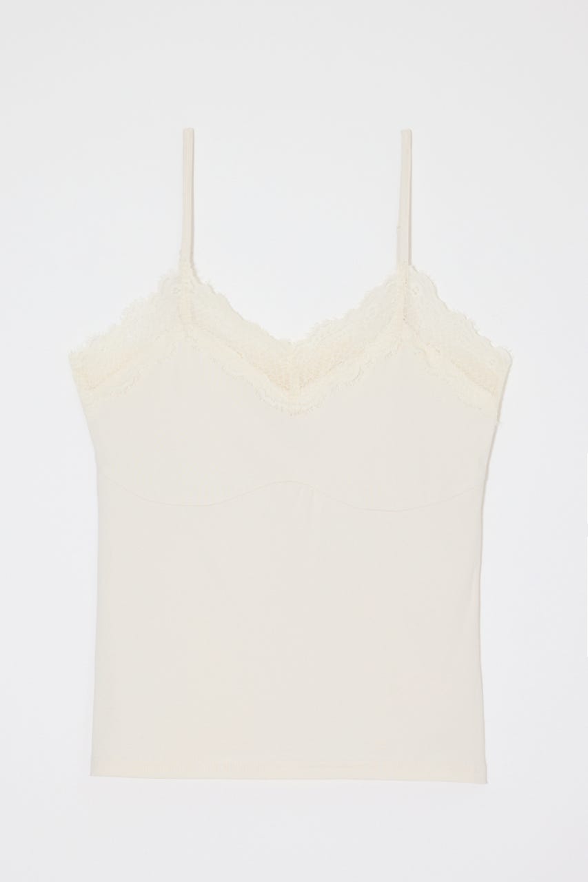 ES LACE キャミソール WHT 1