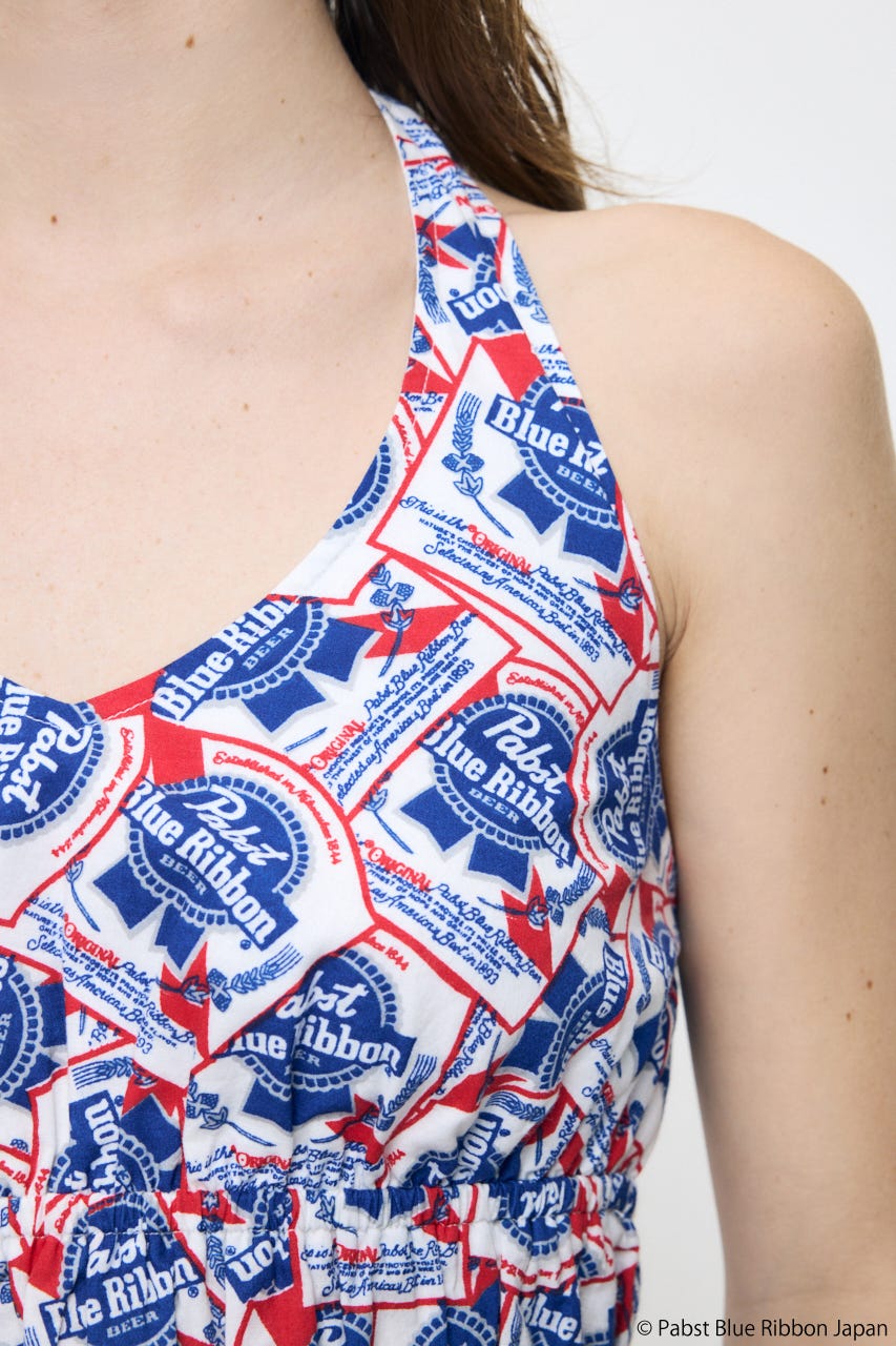 PABST HALTER NECK トップス WHT 1
