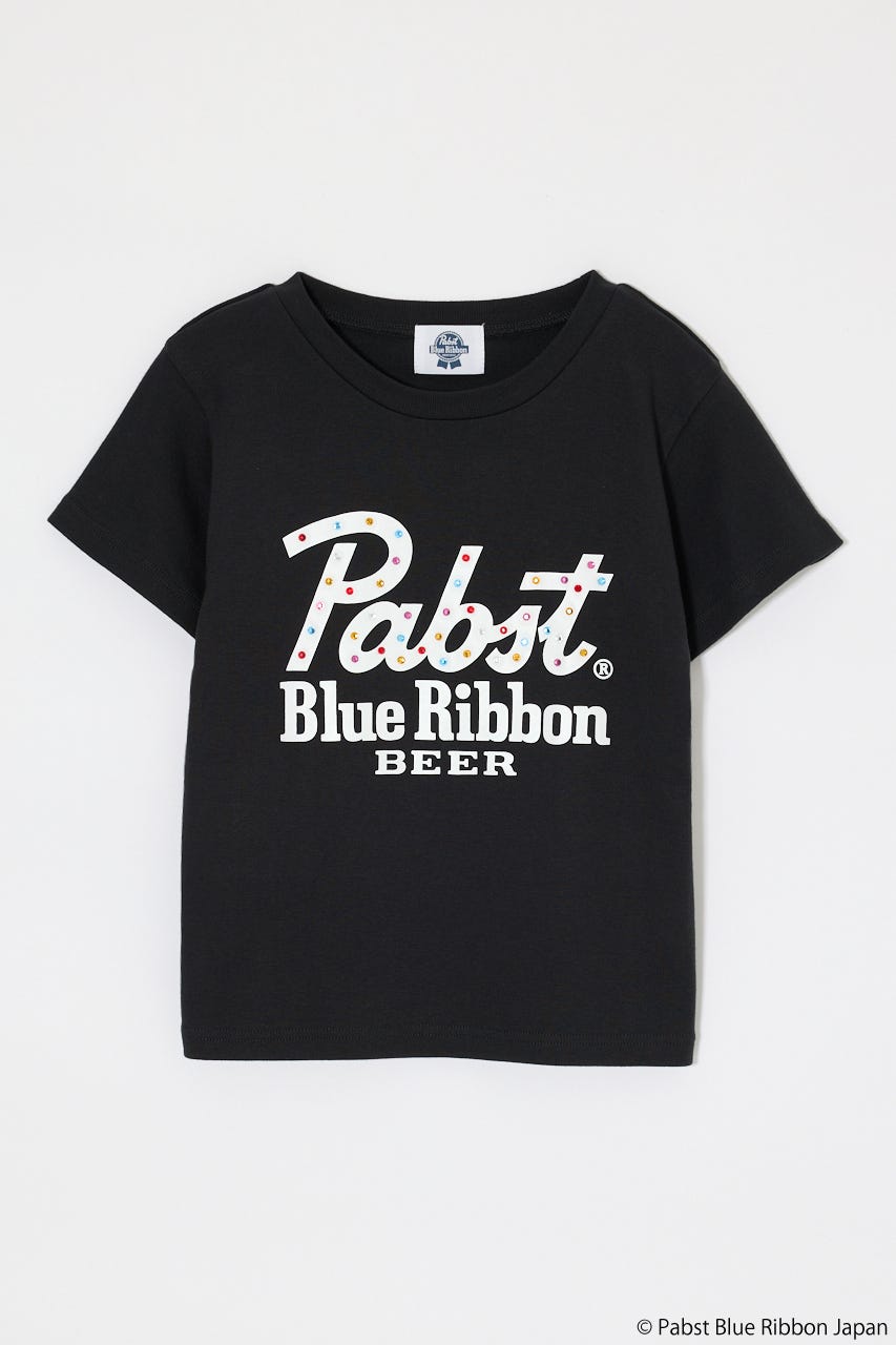 PABST CURSIVE LOGO Tシャツ BLK FREE