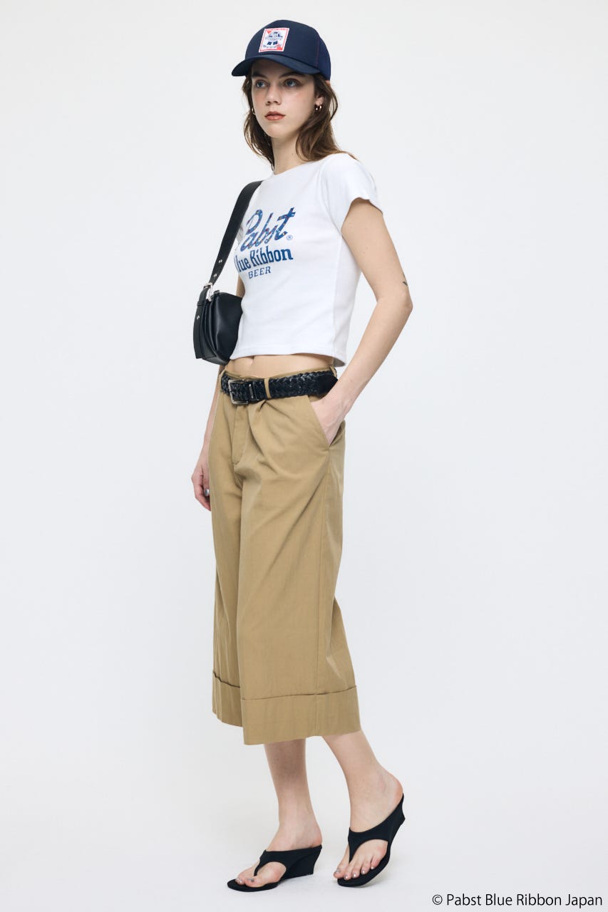 PABST CURSIVE LOGO Tシャツ WHT FREE