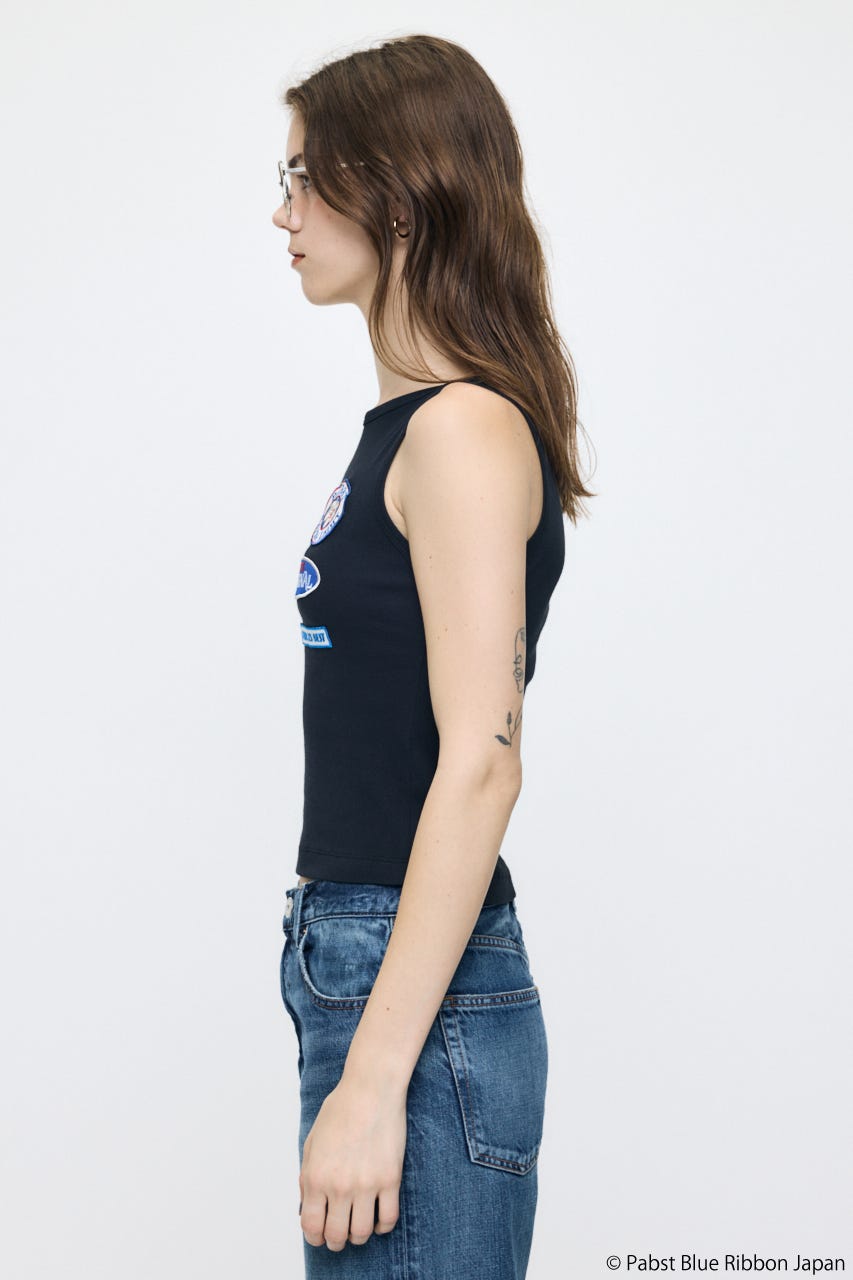 PABST PATCHE タンクトップ BLK FREE
