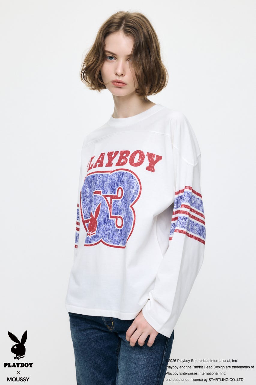 PB FOOTBALL TEE O/WHT FREE