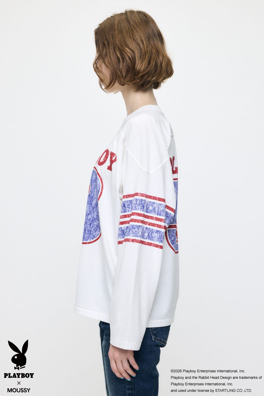 PB FOOTBALL TEE O/WHT FREE