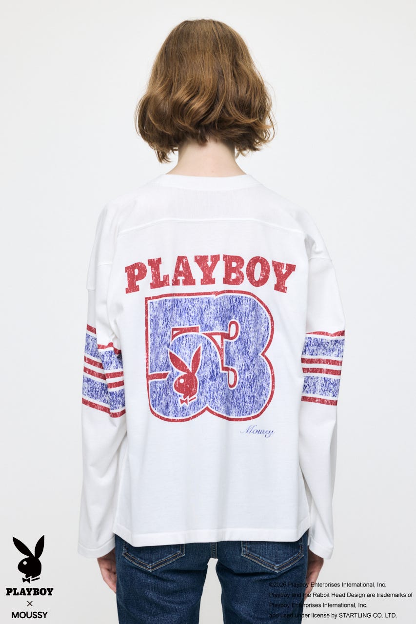 PB FOOTBALL TEE O/WHT FREE