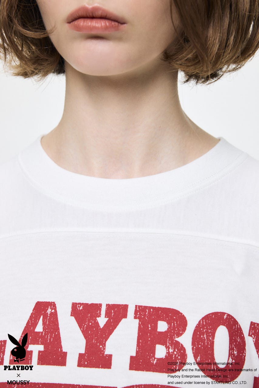 PB FOOTBALL TEE O/WHT FREE