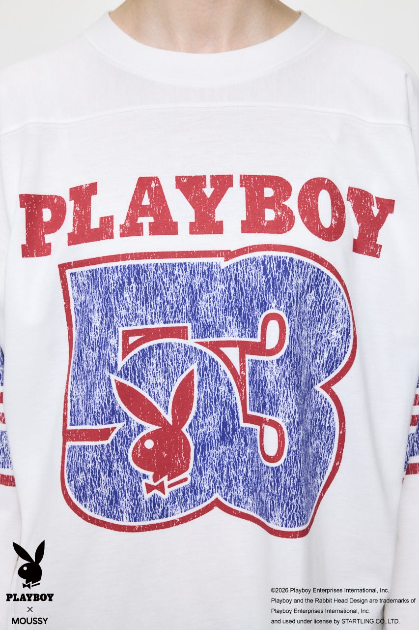 PB FOOTBALL TEE O/WHT FREE