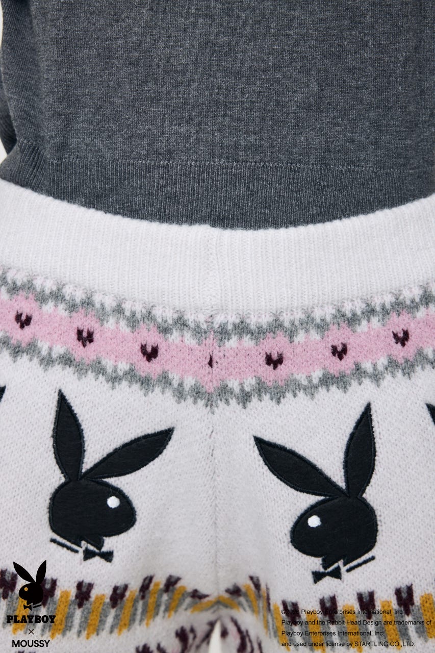 PB JACQUARD KNIT ショーツ O/WHT FREE