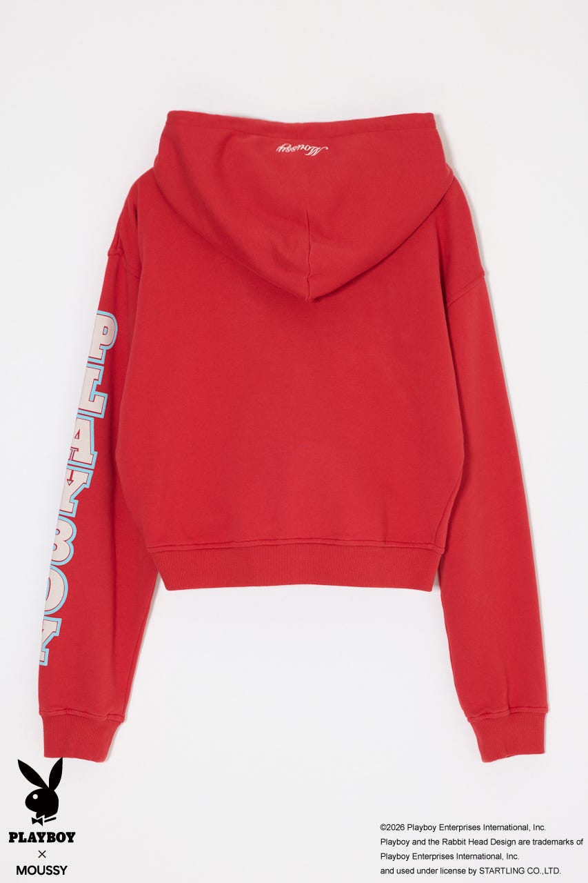 PB ZIP フーディ RED FREE