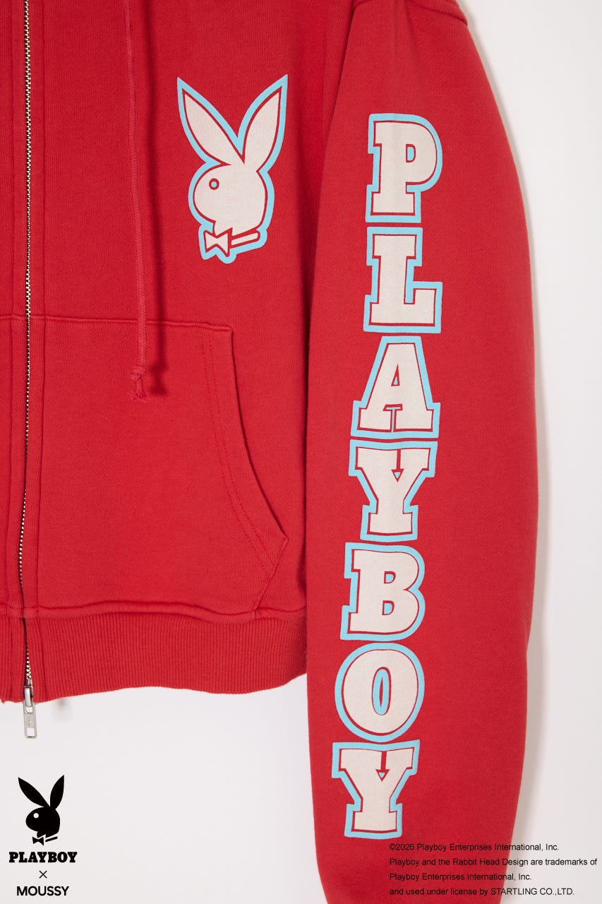 PB ZIP フーディ RED FREE