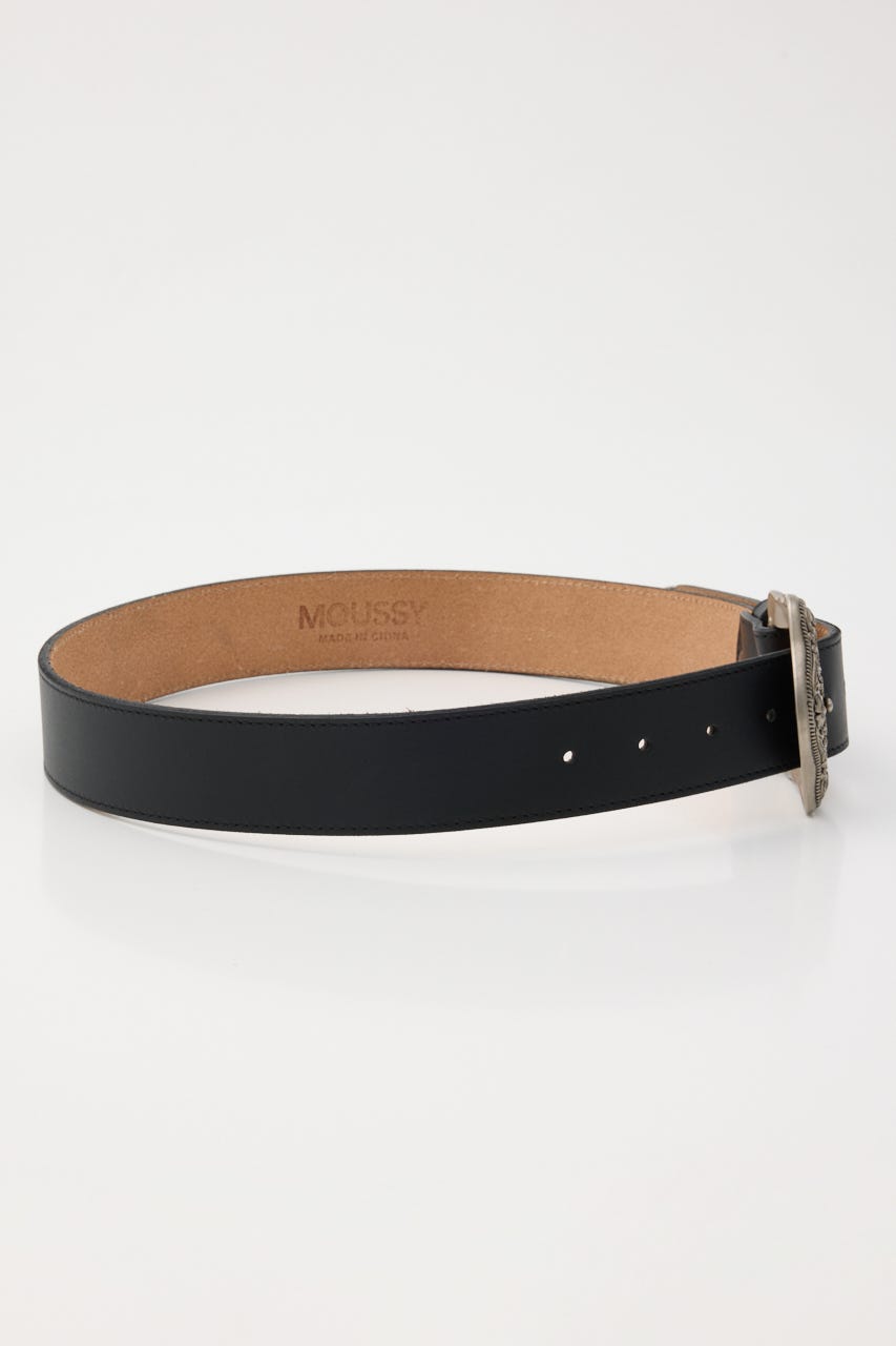 CURVED BUCKLE ベルト BLK FREE