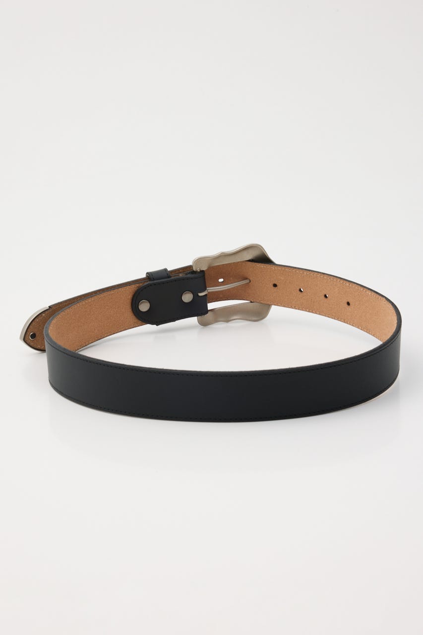 CURVED BUCKLE ベルト BLK FREE