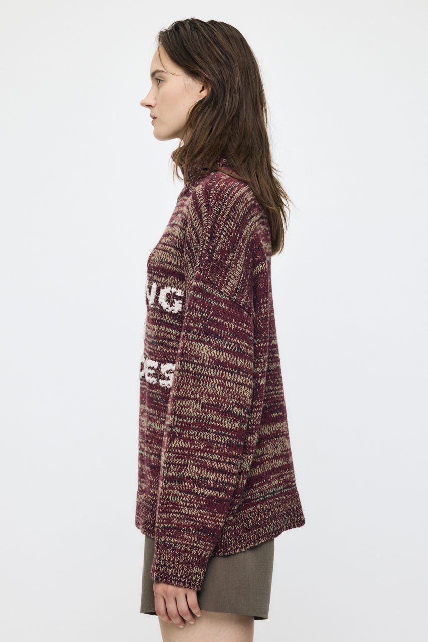 ss55、オーダーメイドページ、お一人様限定 MOUSSY | LETTERED セーター (ニット ) |SHEL'TTER WEBSTORE