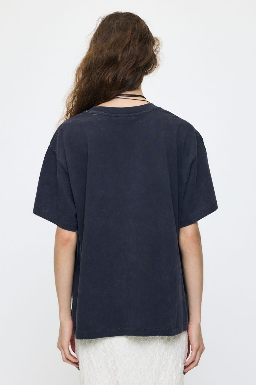 70S MUSIC FEST TEE L/BLK FREE