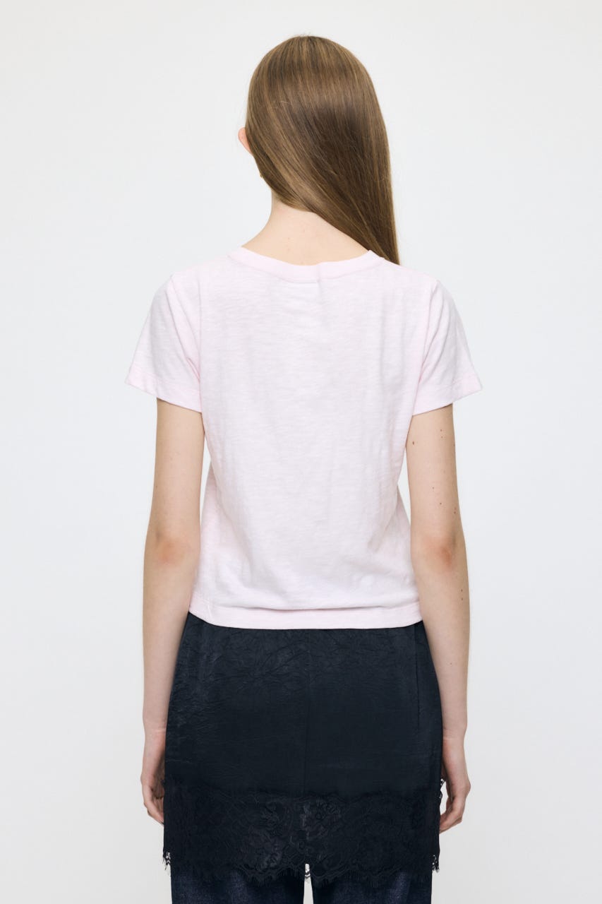 EXTRA NEWS PAPER TEE L/PNK FREE