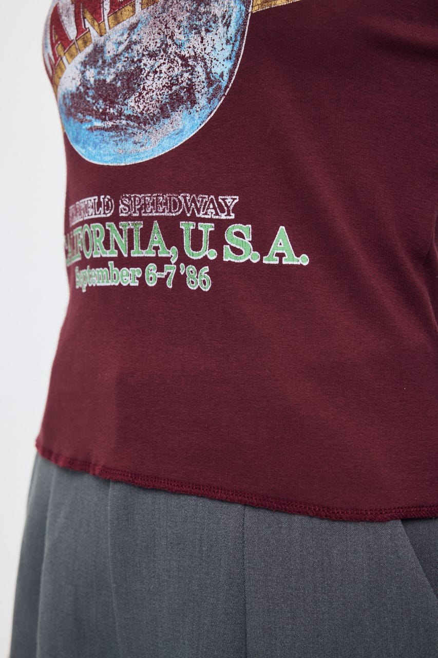PLANET JAM L/S Tシャツ RED FREE