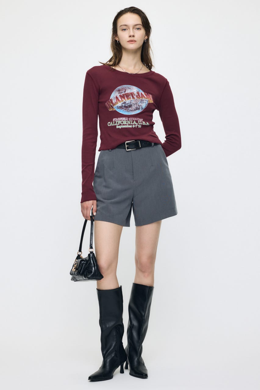 PLANET JAM L/S Tシャツ RED FREE