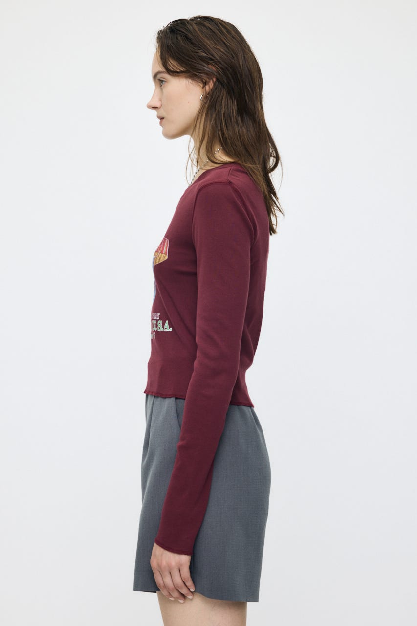 PLANET JAM L/S Tシャツ RED FREE