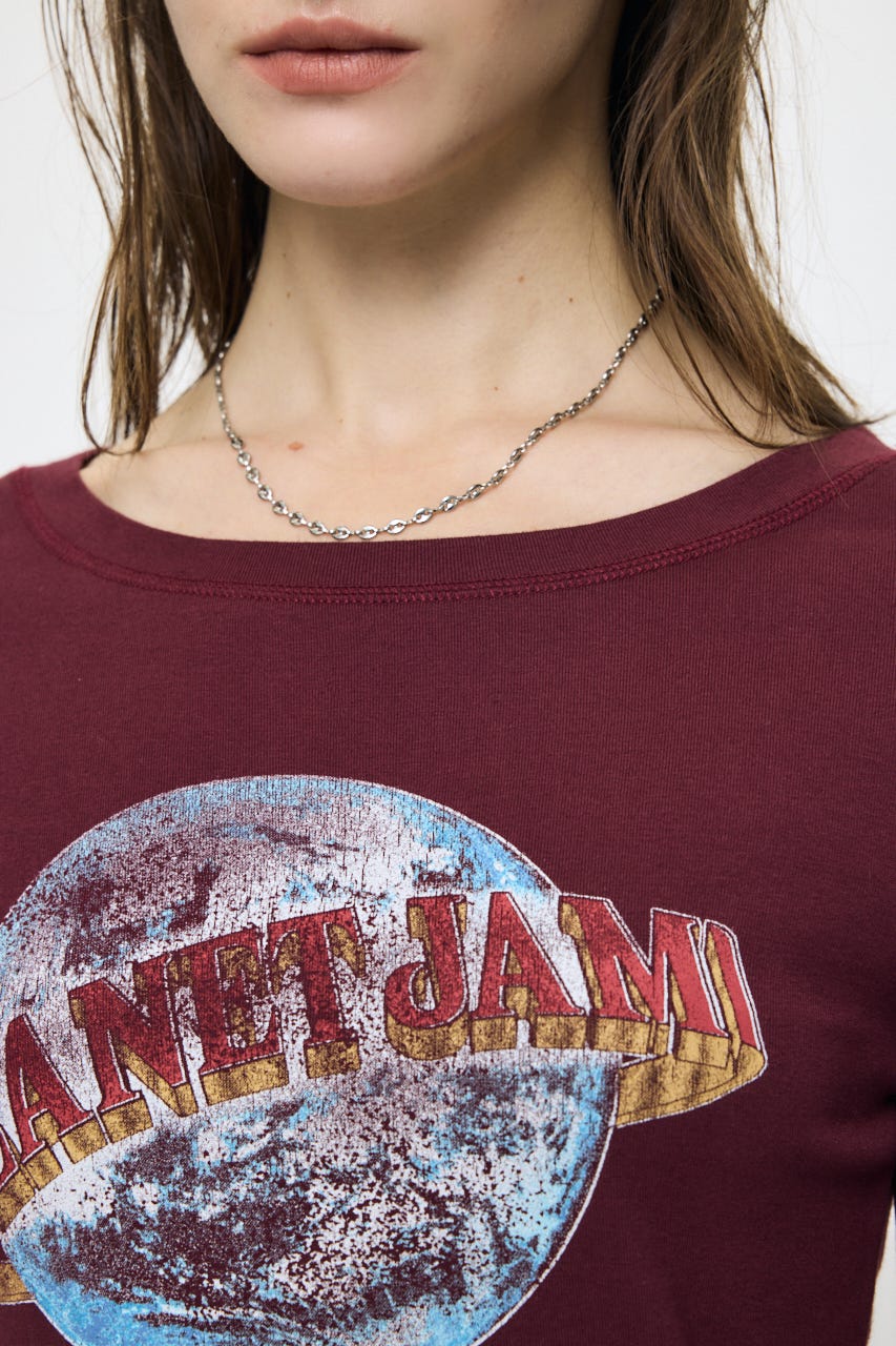 PLANET JAM L/S Tシャツ RED FREE