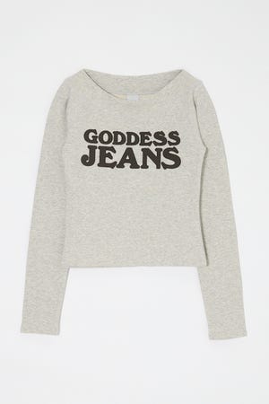 OFF SHOULDER L/S Tシャツ