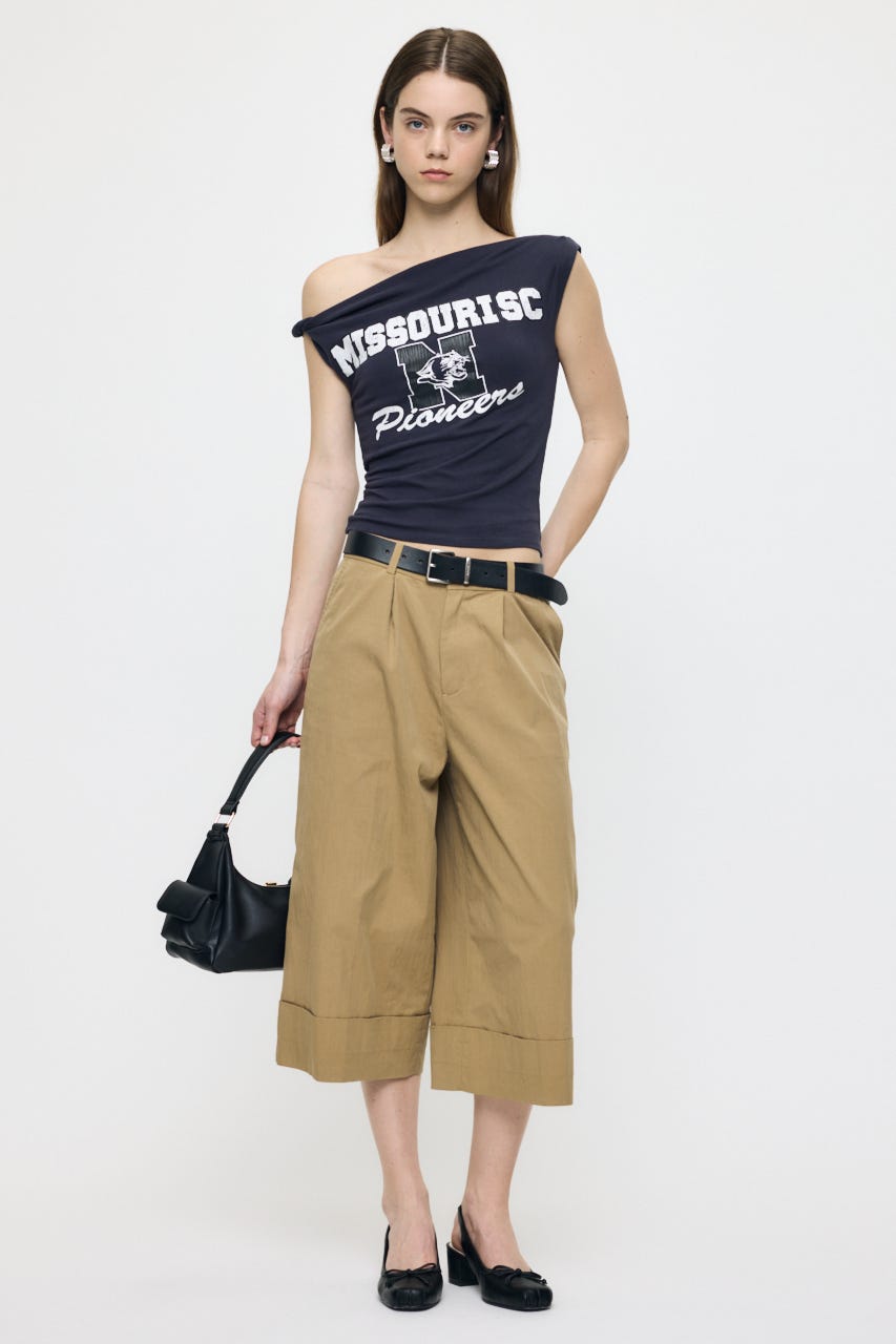 ASYMMETRY COLLEGE タンク NVY FREE
