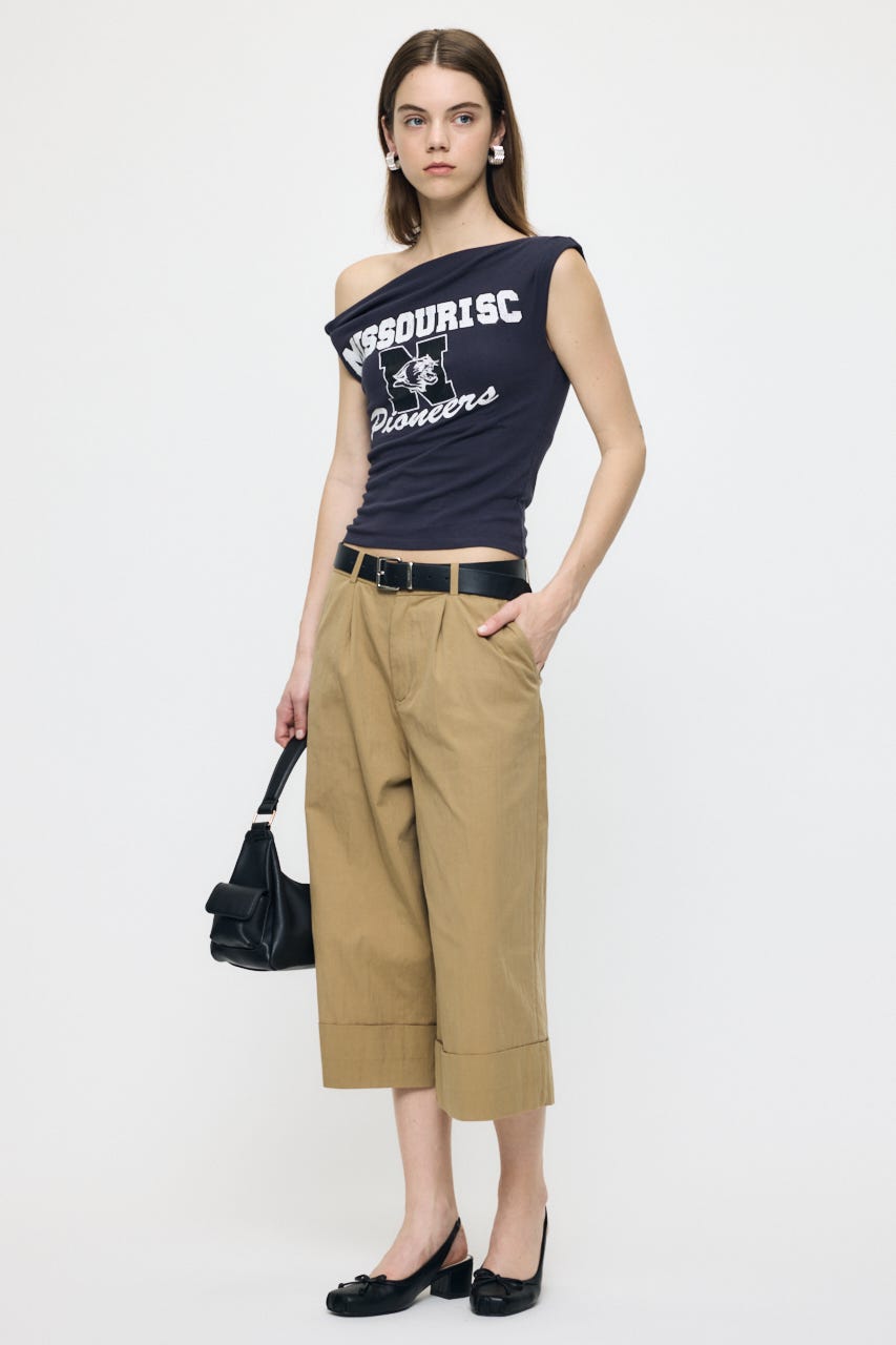 ASYMMETRY COLLEGE タンク NVY FREE