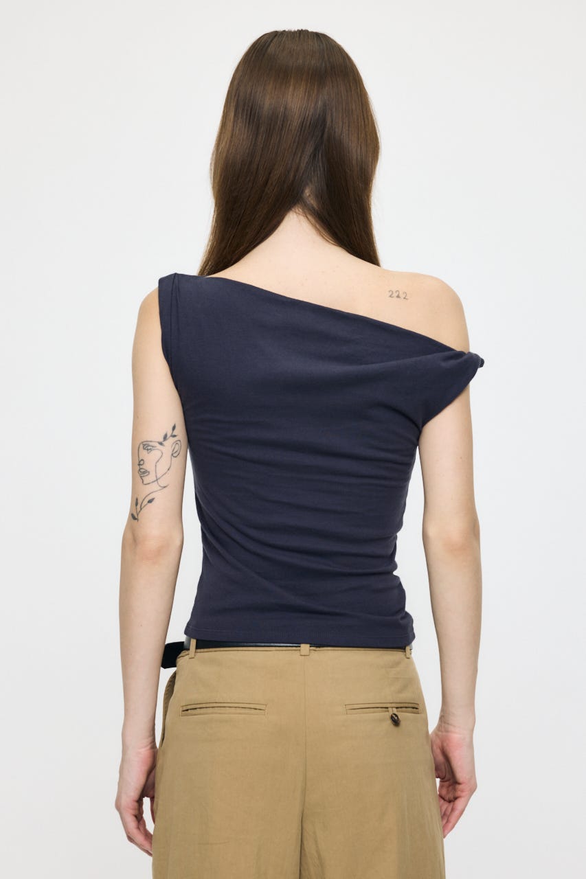 ASYMMETRY COLLEGE タンク NVY FREE