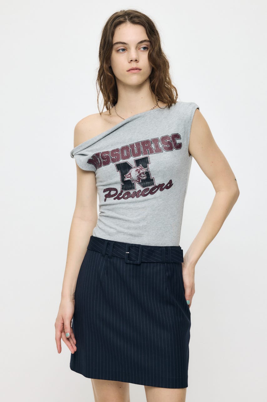 ASYMMETRY COLLEGE タンク T.GRY FREE