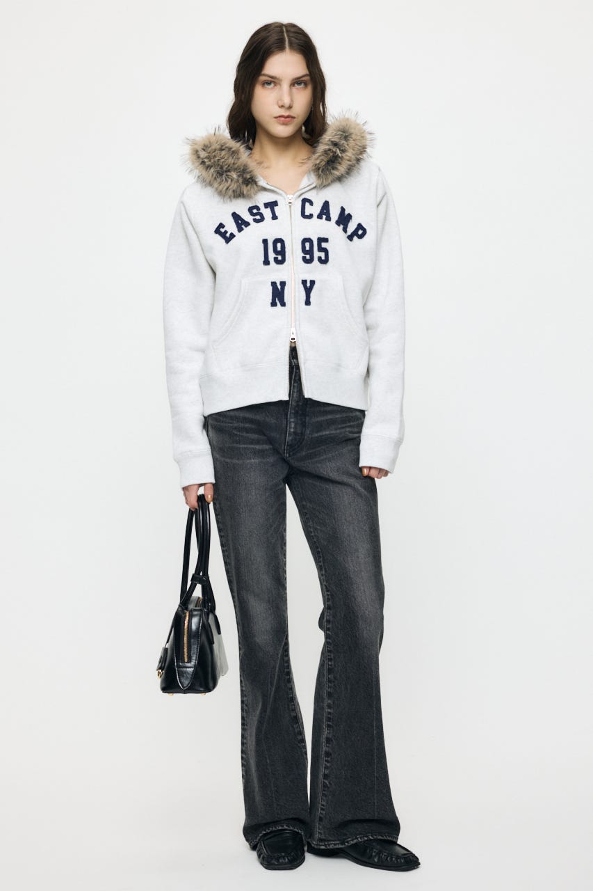 FUR ZIP フーディ T.GRY FREE