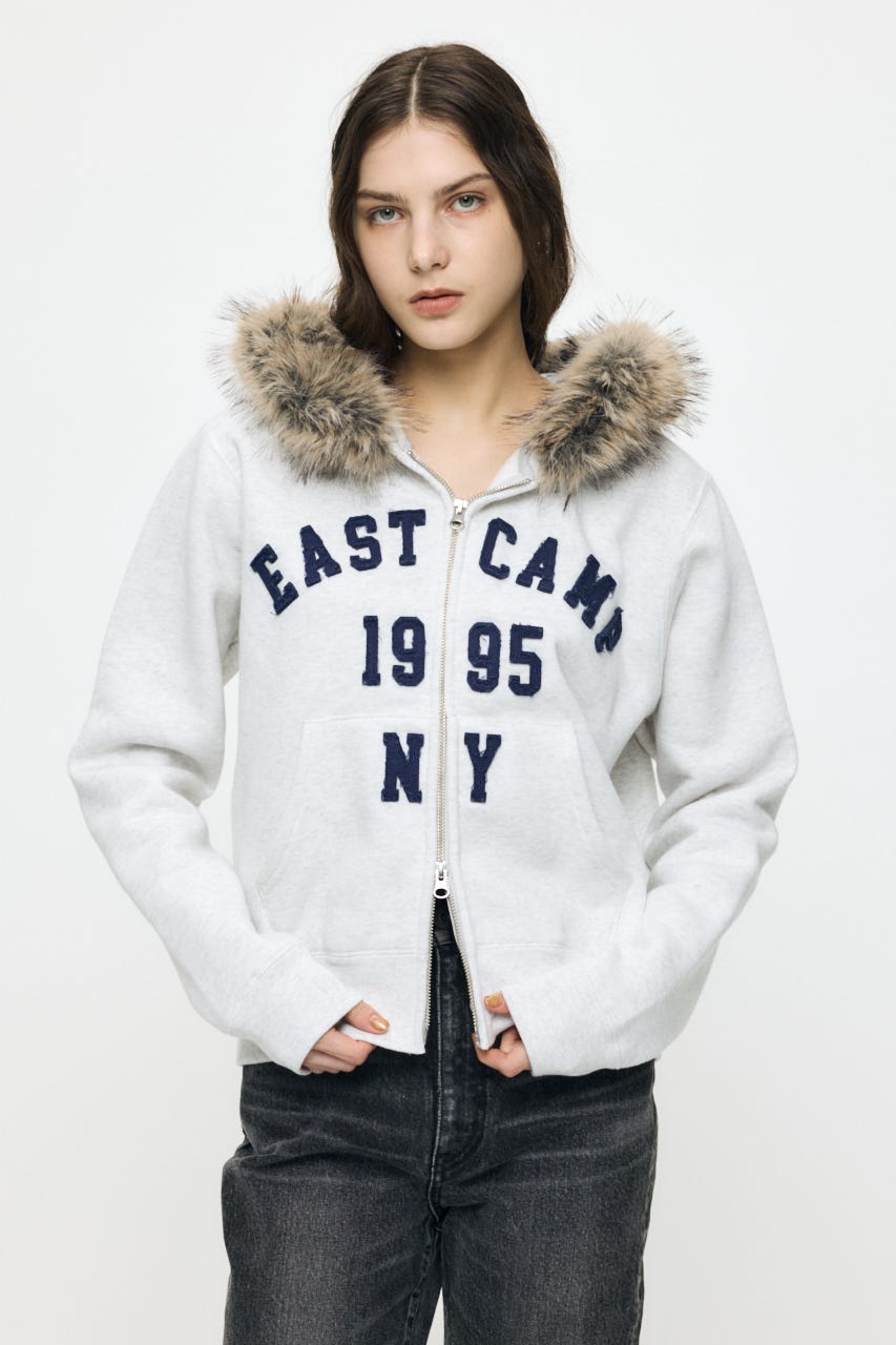 FUR ZIP フーディ T.GRY FREE