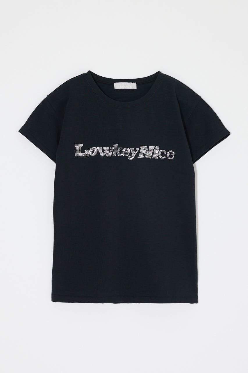 LOWKEY NICE BLING TEE L/BLK FREE